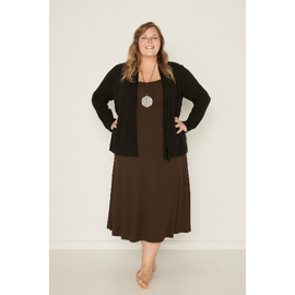 Bamboo Essential Dress - Cocoa - without pockets