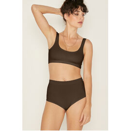 Bamboo Bridgette Jones Knickers - Cocoa