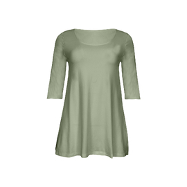 Bamboo Mid Sleeve T Shirt - Eucalyptus