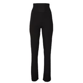 Bamboo Straight Leg Pant - Black