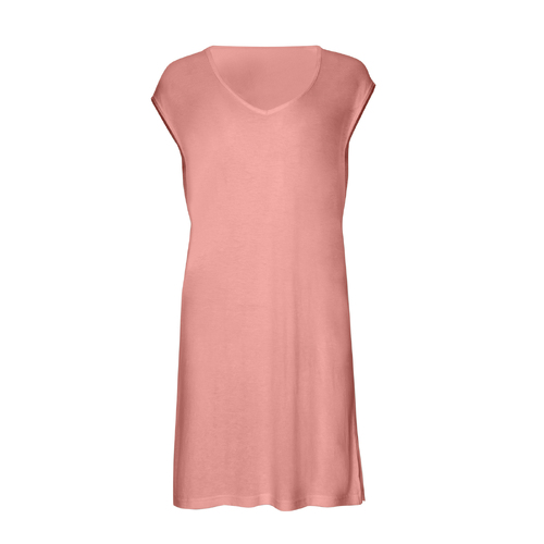 Bamboo Boxy Dress - Pink Clay