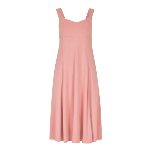 Bamboo Essential Dress with Pockets - Pink Clay
