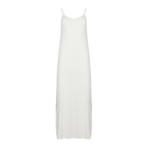 Bamboo Maxi Slip Dress - Cream