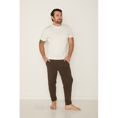 Bamboo Men's Essential Pants - Cocoa