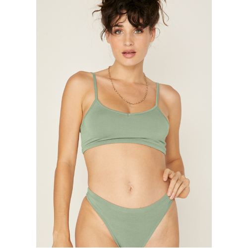 Bamboo Yoga Top 2.0 - Eucalyptus