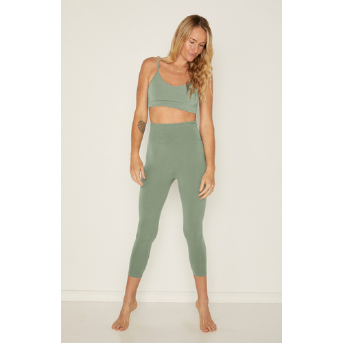 Bamboo 3/4 Tights 2.0 - Eucalyptus